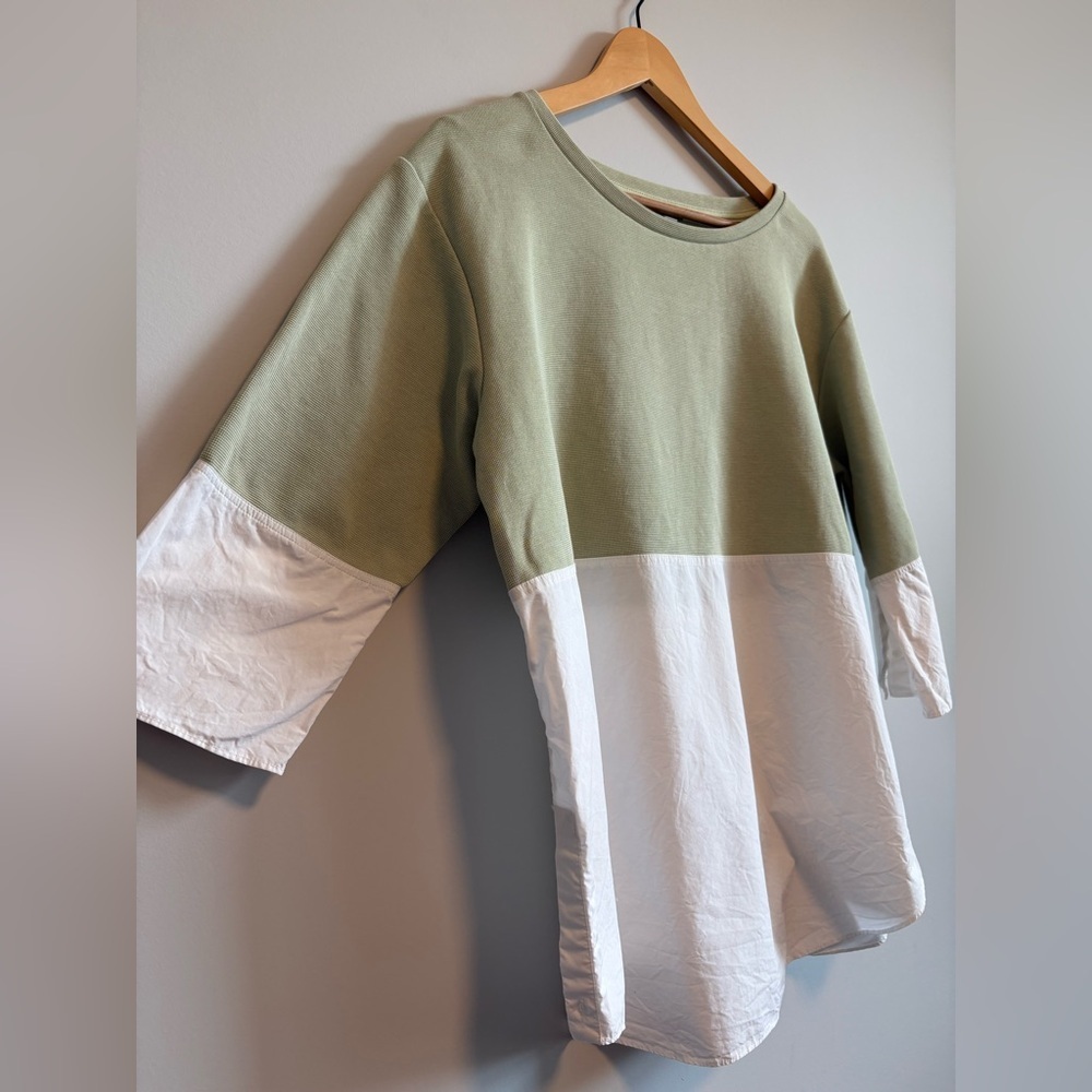 COS Sweatshirt with Shirt Hem | Size Medium - Picture 4 of 9